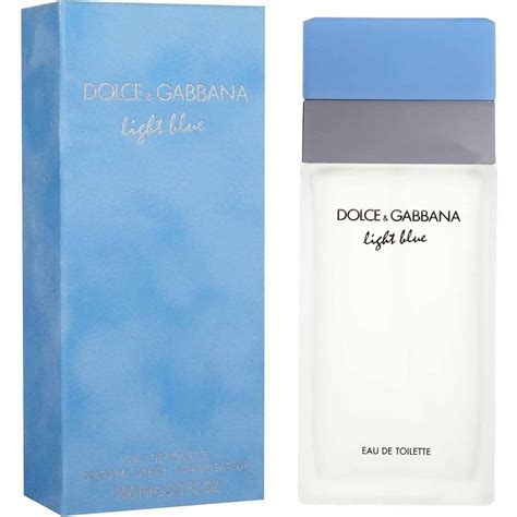 light blue perfume lotion.